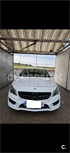 Usado Mercedes CLA200 136 CV (100 kW) 2014 Blanco Coupe