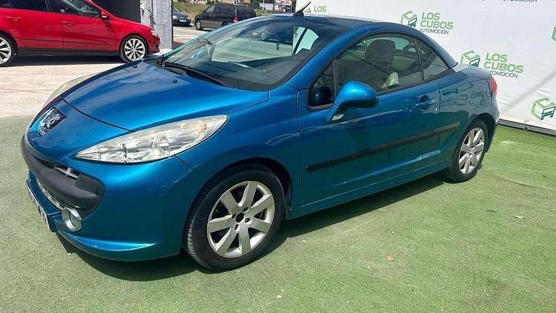 Usado Peugeot 207 CC Sport 150 CV (110 kW) 2007 Azul Descapotable