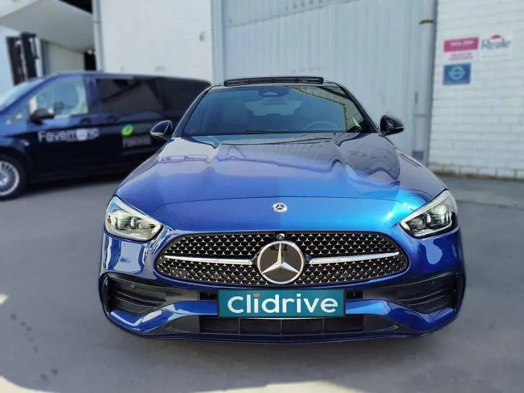 Usado Mercedes C220 200 CV (147 kW) 2022 Azul Berlina