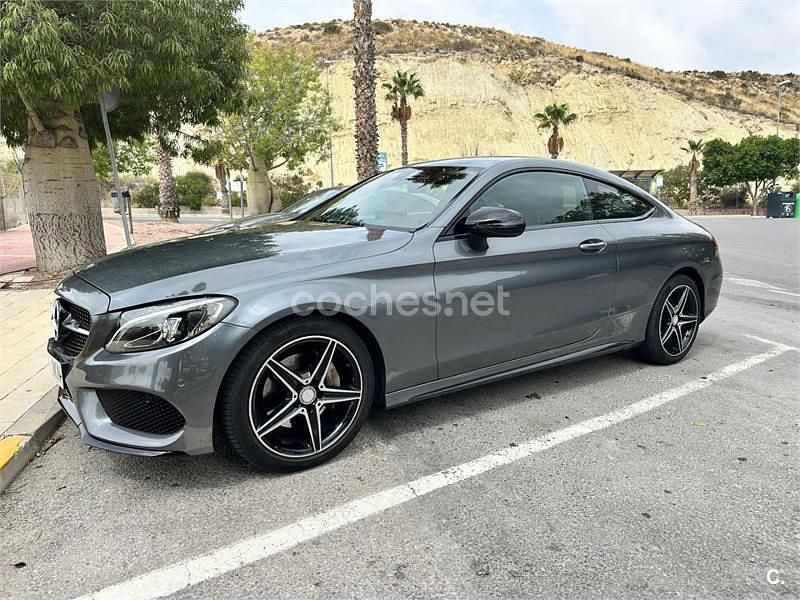 Usado Mercedes 200 AMG line 184 CV (135 kW) 2015 Gris / plata Coupe
