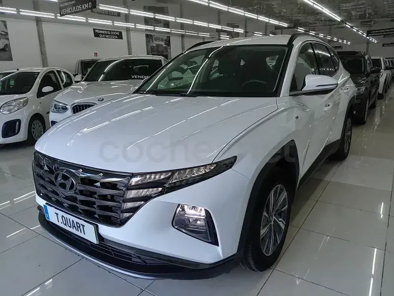 Usado Hyundai Tucson N Line 136 CV (100 kW) 2021 Blanco SUV