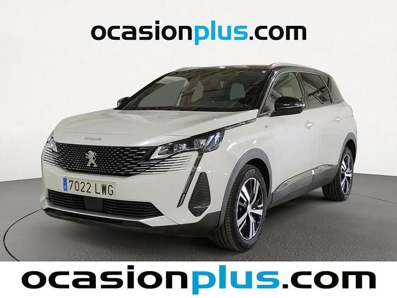 Blanco Usado 2022 Peugeot 5008 GT Monovolumen | 23.173 € (Precio justo) - Imagen 1/4