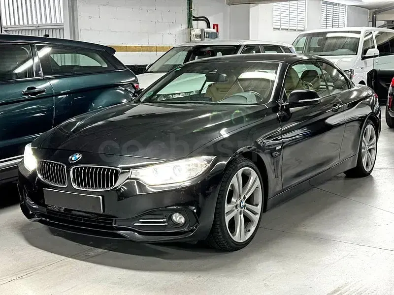 Usado BMW 420 Cabriolet Luxury Line 184 CV (135 kW) 2014 Negro Descapotable