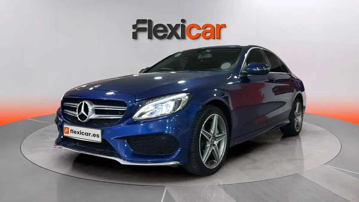 Usado Mercedes C220 194 CV (142 kW) 2018 Azul Berlina