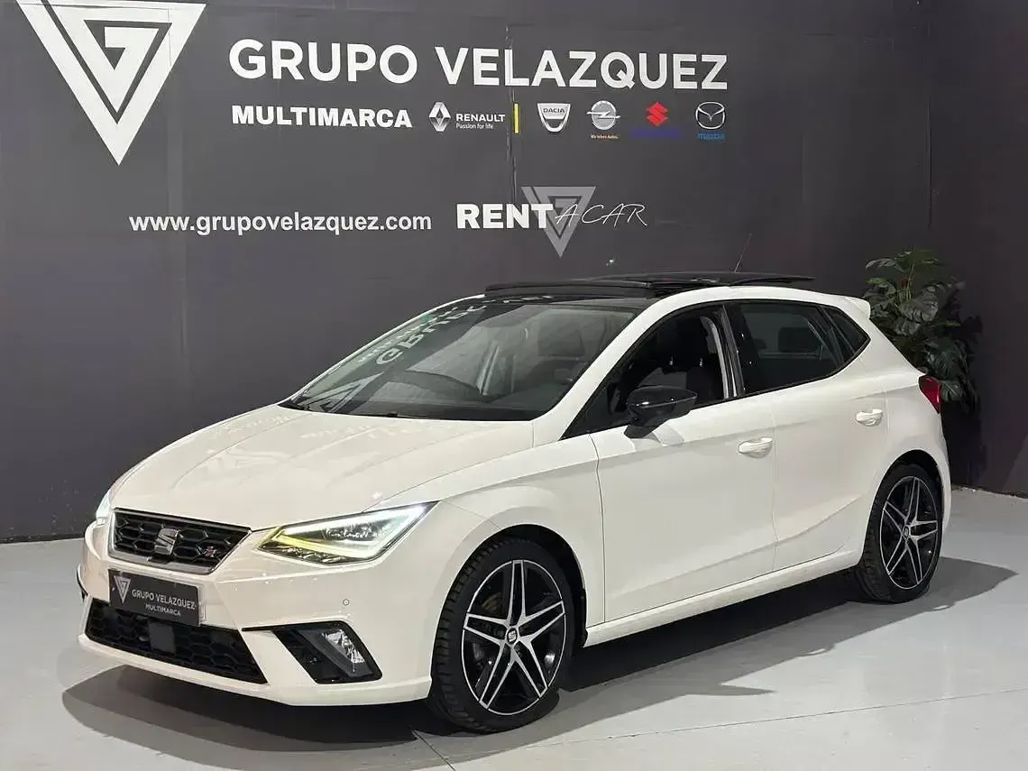 Usado Seat Ibiza FR 115 CV (84 kW) 2018 Blanco Utilitario