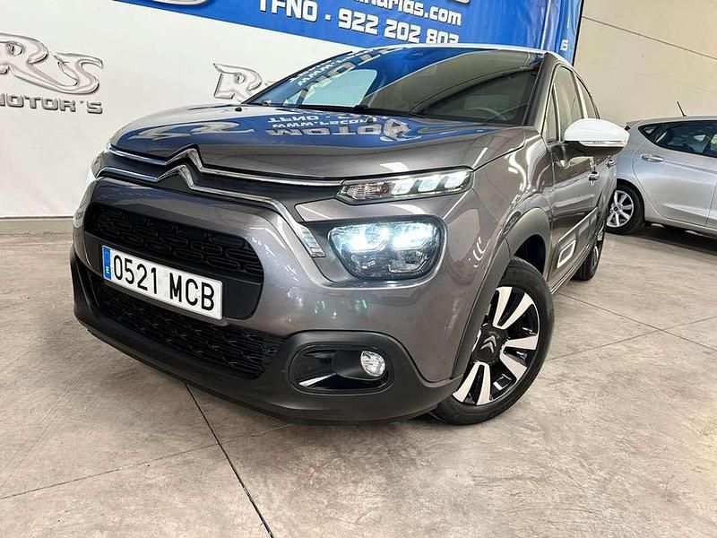Usado Citroën C3 Feel 83 CV (61 kW) 2022 Gris Utilitario