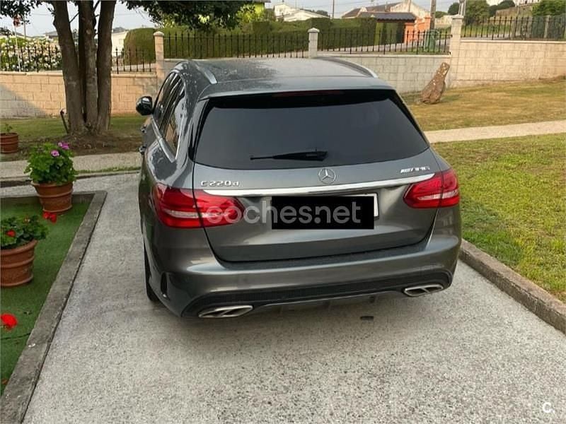 Gris / plata Usado 2016 Mercedes C220 AMG line Familiar | 19.000 € (Un poco caro) - Imagen 1/4