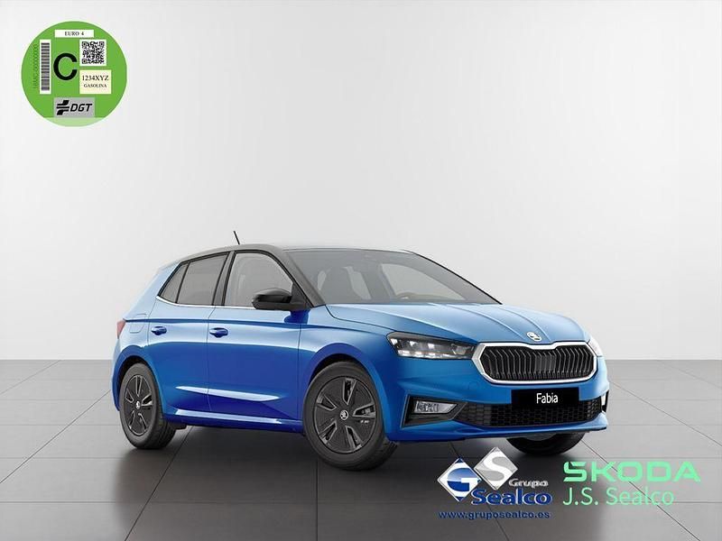 Azul Nuevo 2025 Skoda Fabia | 24.600 € (Precio justo) - Imagen 1/4