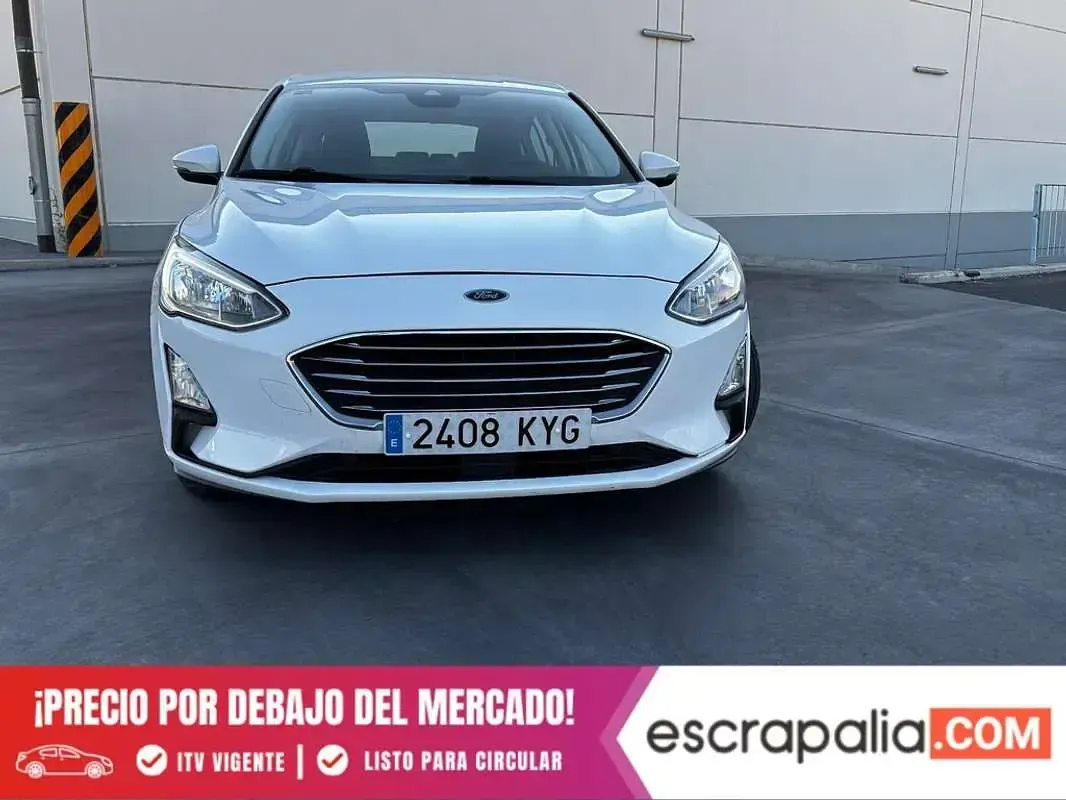 Usado Ford Focus Trend+ 120 CV (88 kW) 2019 Blanco Utilitario