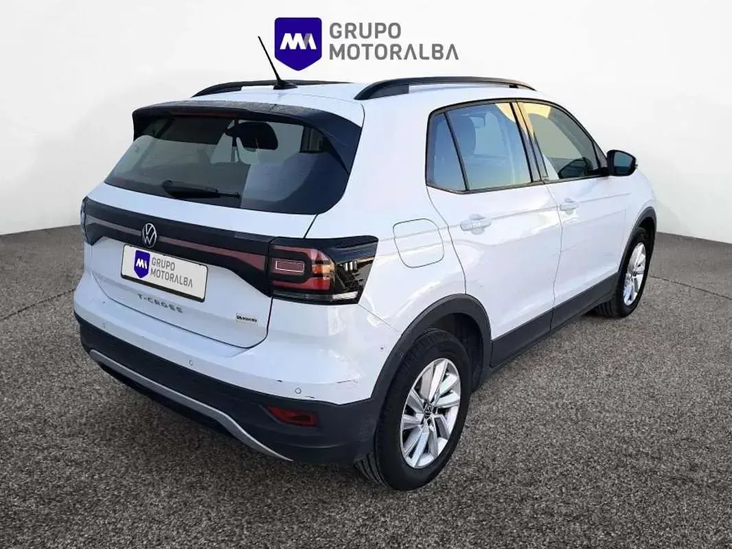 Usado VW T-Cross Advance 110 CV (80 kW) 2021 Blanco SUV
