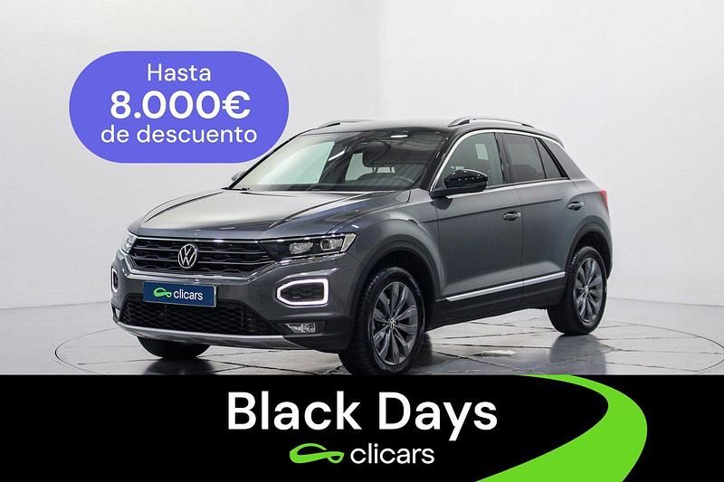 Gris Usado 2021 VW T-Roc Sport SUV | 24.990 € (Precio justo) - Imagen 1/4
