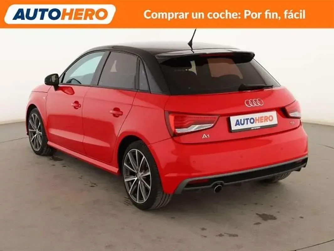 Usado Audi A1 116 CV (85 kW) 2016 Rojo Utilitario