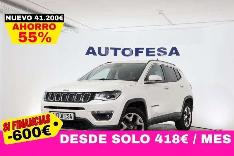 Blanco Usado 2018 Jeep Compass Limited SUV | 15.950 € (Precio justo) - Imagen 1/4