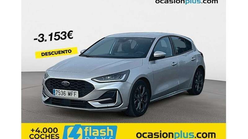 Gris plata Usado 2023 Ford Focus ST-Line Utilitario | 18.091 € (Precio justo) - Imagen 1/4