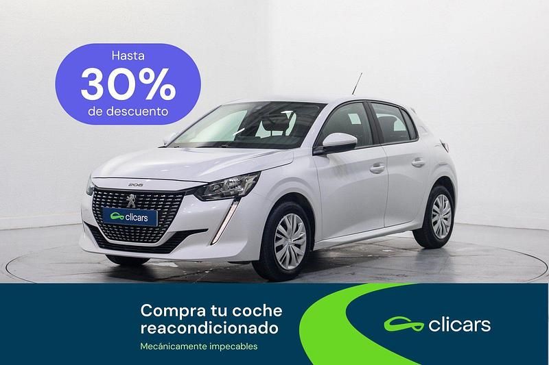 Usado Peugeot 208 Active 100 CV (73 kW) 2021 Blanco Utilitario