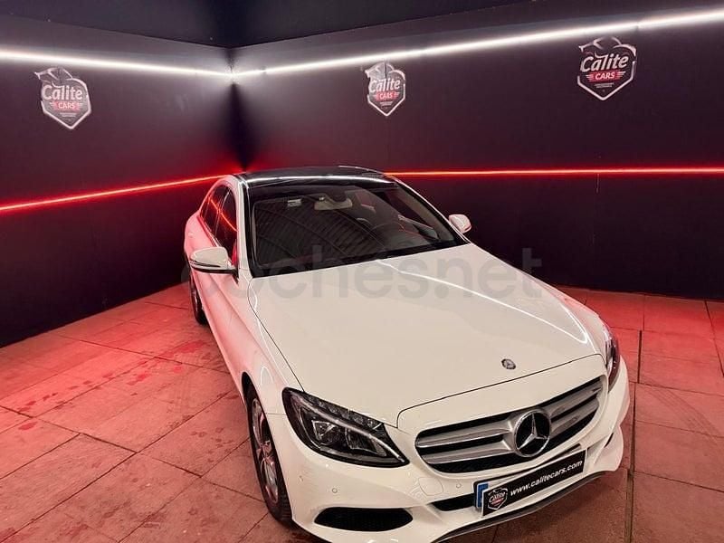 Usado Mercedes C200 Avantgarde 136 CV (100 kW) 2016 Blanco Berlina