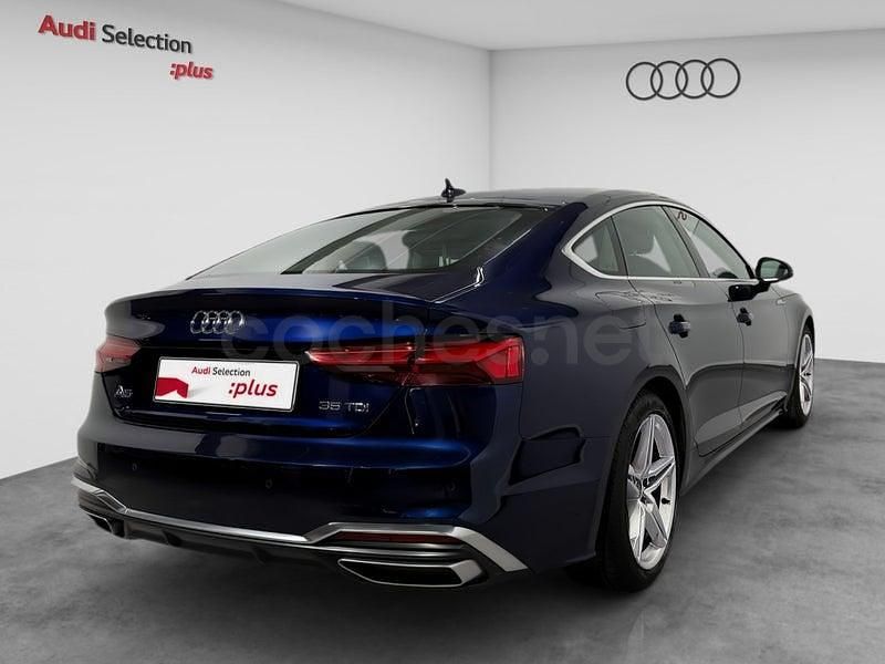 Occasion Audi A5 Sportback S-Line 163 PK (119 kW) 2021 Blauw Hatchback