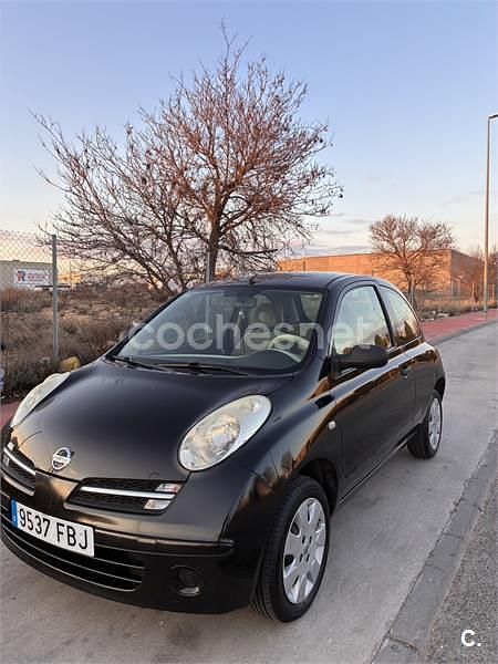 Usado Nissan Micra Visia 68 CV (50 kW) 2006 Negro Berlina