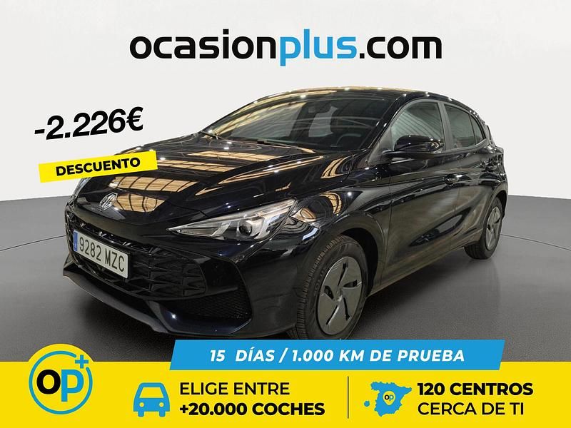 Negro Usado 2025 MG MG3 Utilitario | 15.600 € (Buen precio) - Imagen 1/4