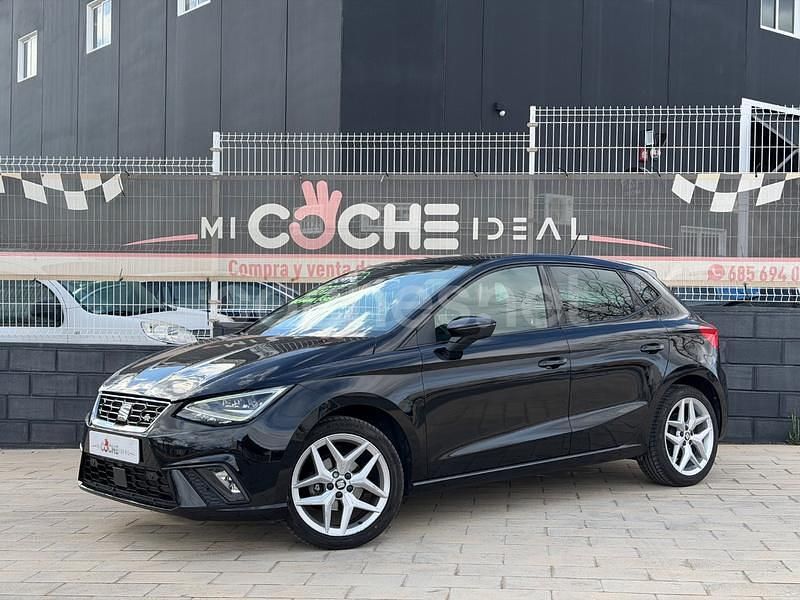 Usado Seat Ibiza FR 90 CV (66 kW) 2021 Negro Berlina