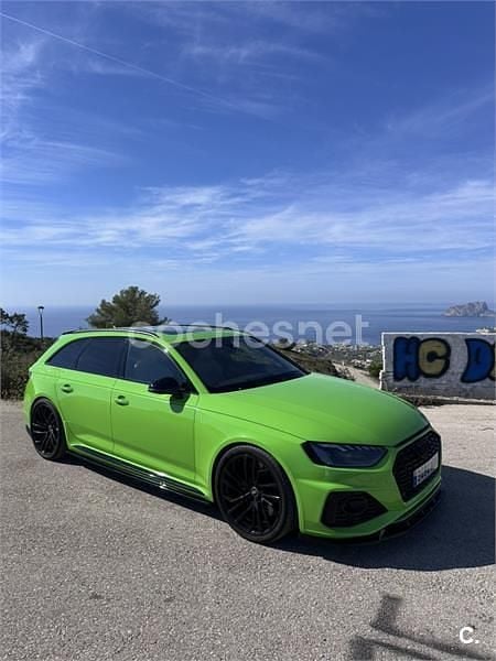 Verde Usado 2021 Audi RS4 Familiar | 66.900 € (Buen precio) - Imagen 1/4