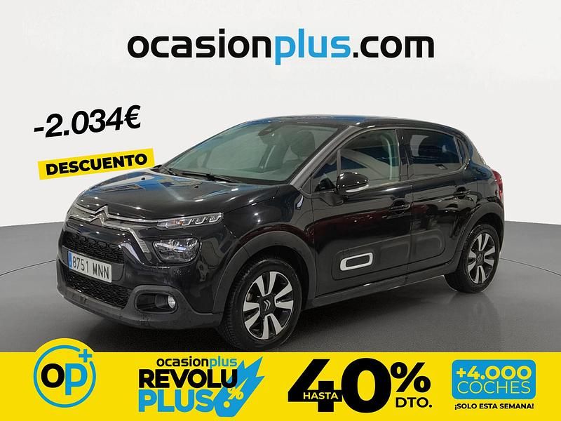 Usado Citroën C3 PureTech 110 CV (80 kW) 2024 Negro Berlina