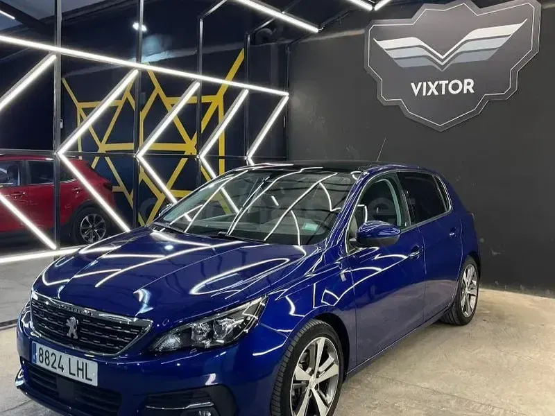 Usado Peugeot 308 130 CV (95 kW) 2020 Azul Berlina