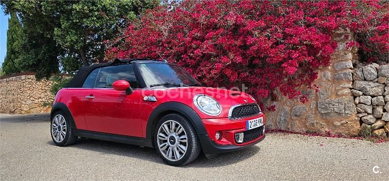 Rojo Usado 2012 Mini Cooper S Cabriolet Descapotable | 10.999 € (Buen precio) - Imagen 1/4