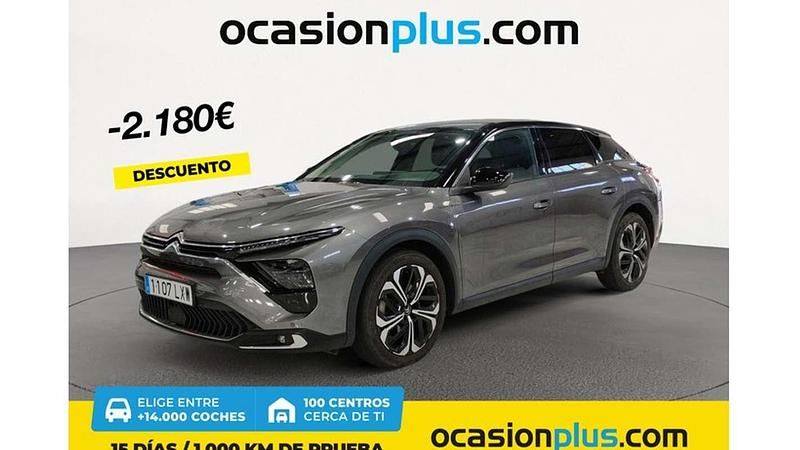 Gris Usado 2022 Citroën C5 X PureTech Berlina | 21.810 € (Buen precio) - Imagen 1/4