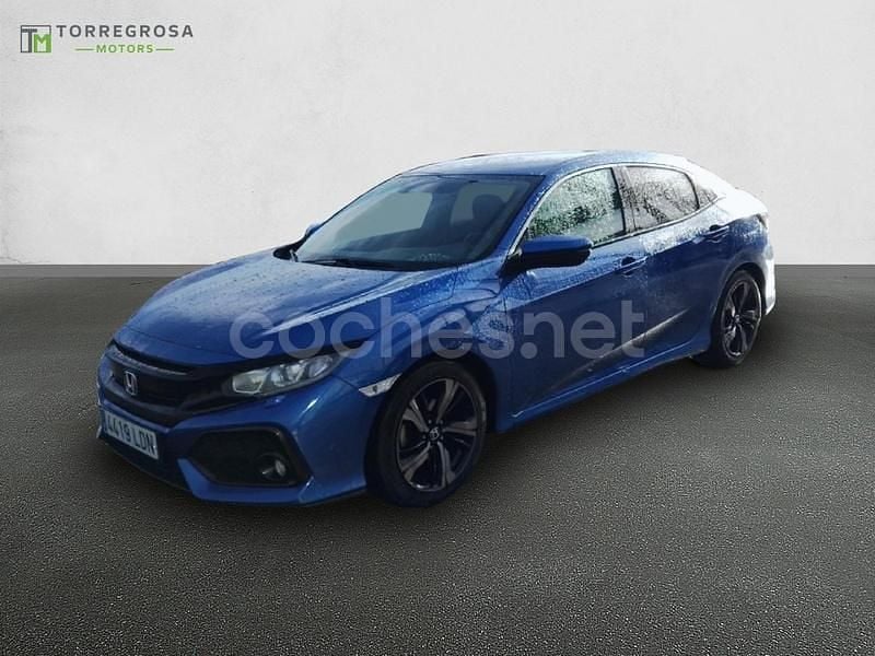Azul Usado 2019 Honda Civic Comfort Berlina | 19.600 € (Precio justo) - Imagen 1/4