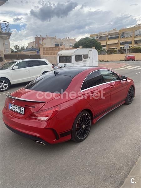 Usado Mercedes CLA220 AMG line 170 CV (125 kW) 2013 Rojo Berlina