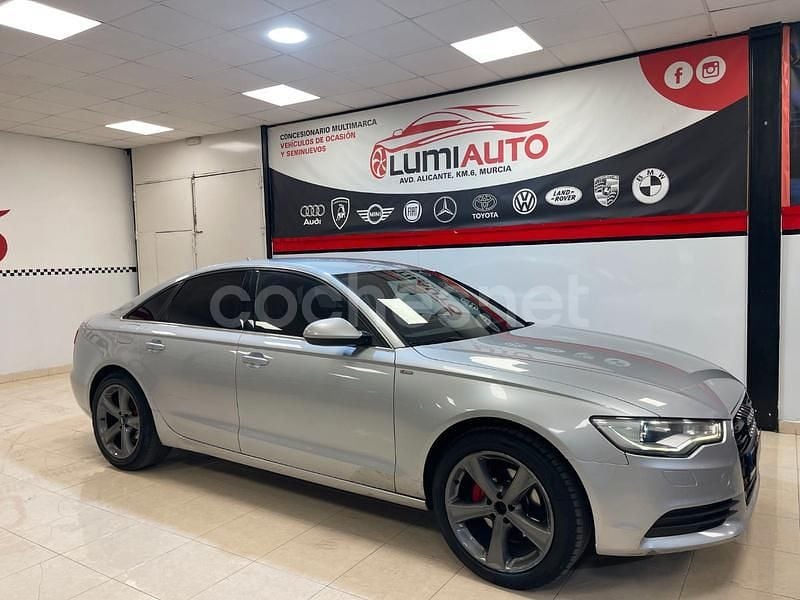 Usado Audi A6 S-Line 204 CV (150 kW) 2011 Gris / plata Berlina