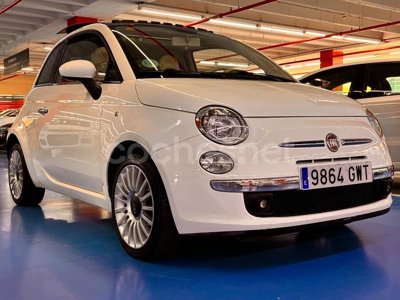 Blanco Usado 2010 Fiat 500 Lounge Berlina | 6999 € (Un poco caro) - Imagen 1/4