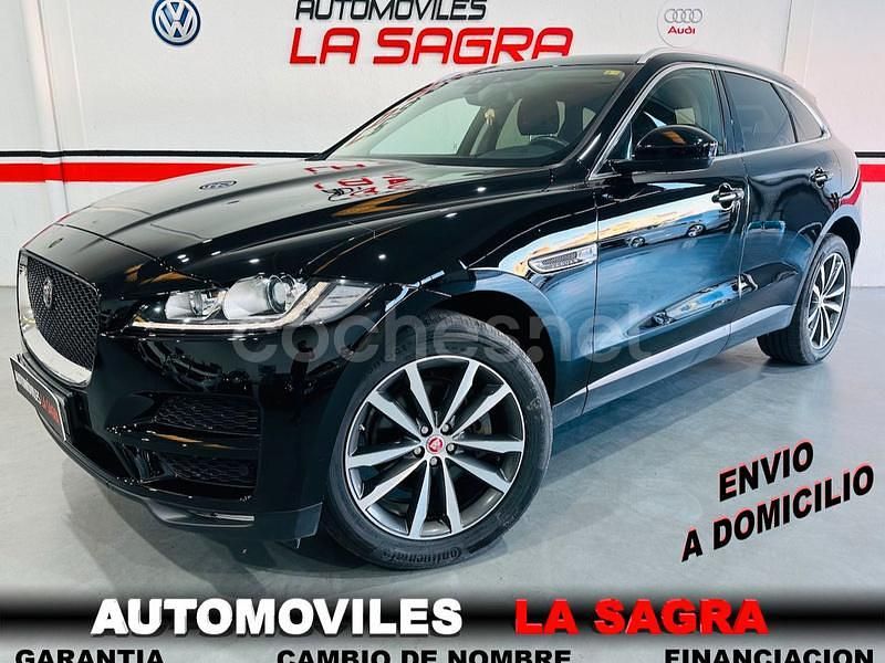 Negro Usado 2017 Jaguar F-Pace R-Sport SUV | 41.000 € - Imagen 1/4
