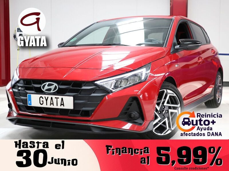 Rojo Usado 2025 Hyundai i20 N Line Berlina | 18.250 € (Buen precio) - Imagen 1/4