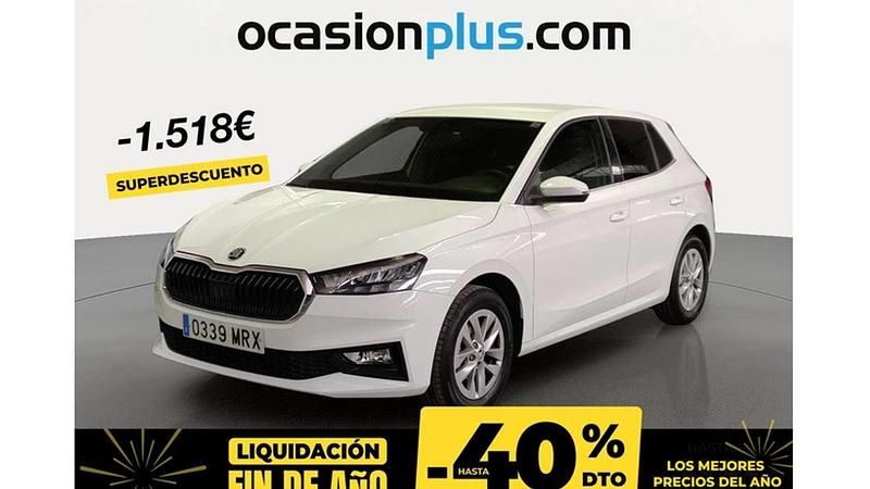 Blanco Usado 2024 Skoda Fabia Selection Utilitario | 15.182 € (Precio justo) - Imagen 1/4