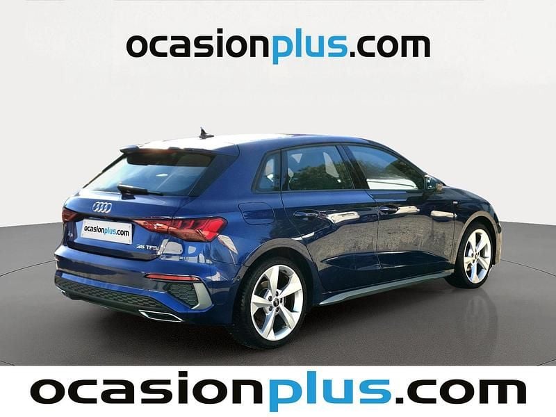 Usado Audi A3 Sportback S-Line 150 CV (110 kW) 2023 Azul Utilitario