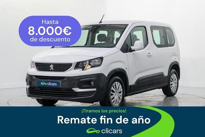 Blanco Usado 2021 Peugeot Rifter Active Monovolumen | 14.490 € (Super precio) - Imagen 1/4