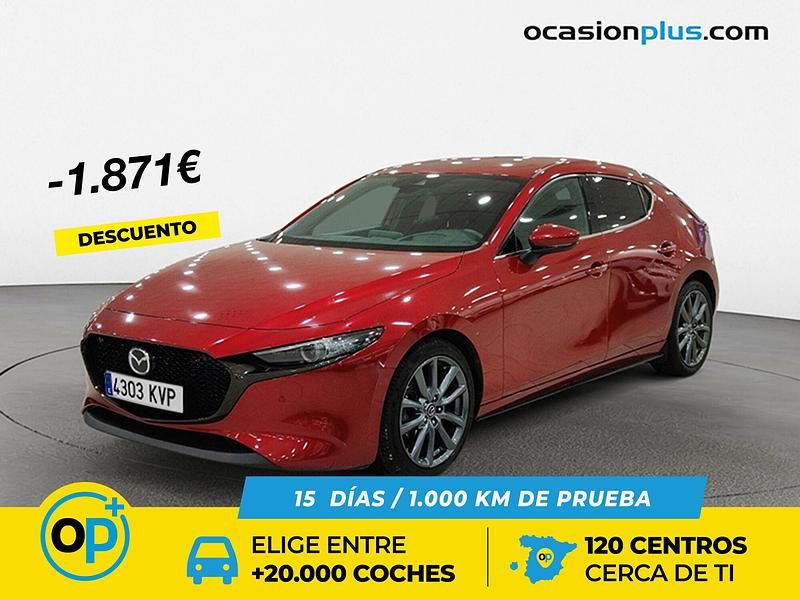 Rojo Usado 2019 Mazda 3 | 20.590 € (Un poco caro) - Imagen 1/4