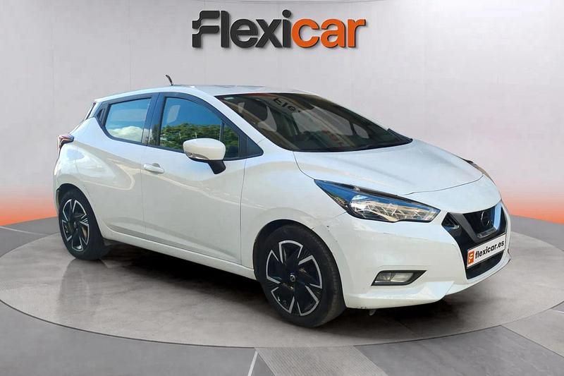 Blanco Usado 2021 Nissan Micra Acenta Utilitario | 13.490 € (Precio justo) - Imagen 1/4