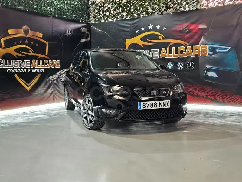 Usado Seat Ibiza FR 143 CV (105 kW) 2015 Negro Berlina