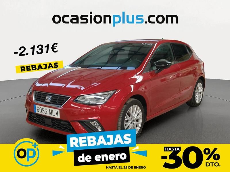 Rojo Usado 2023 Seat Ibiza FR Berlina | 16.190 € (Precio justo) - Imagen 1/4