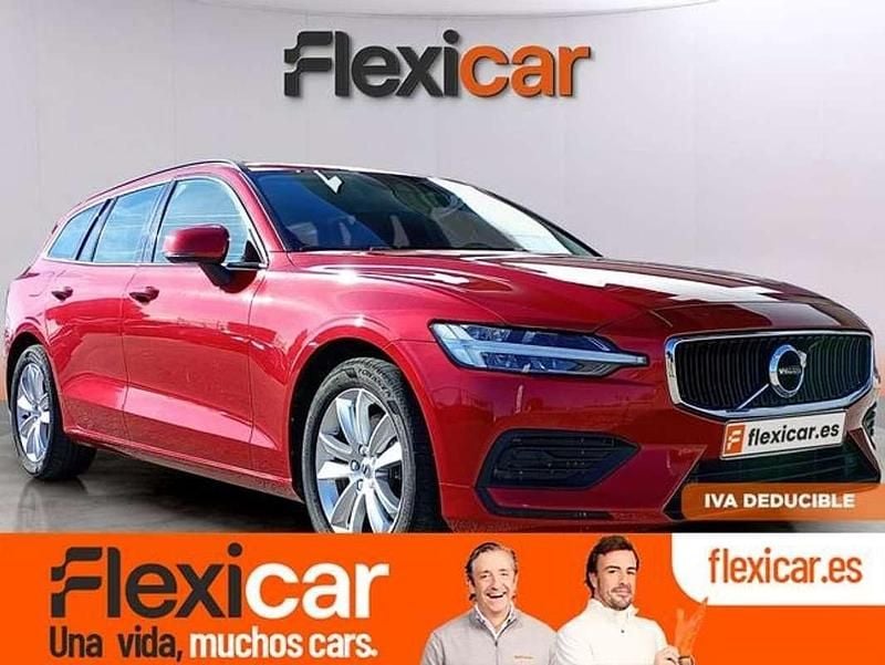 Rojo Usado 2021 Volvo V60 Momentum Familiar | 21.290 € (Precio justo) - Imagen 1/4