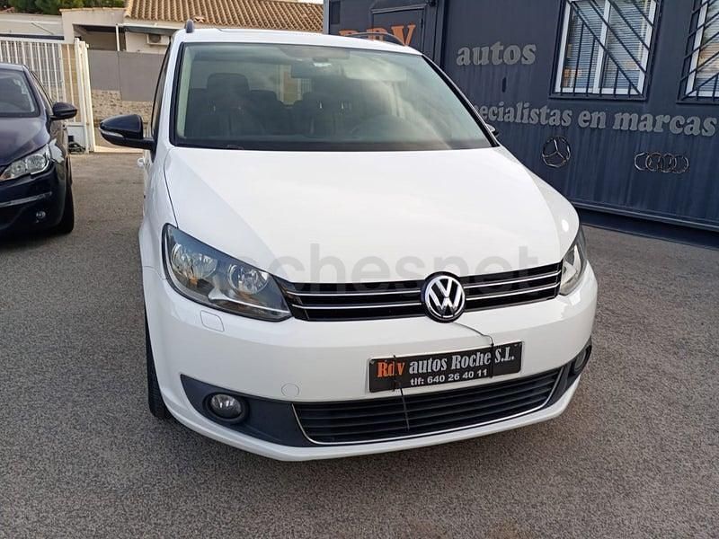 Blanco Usado 2012 VW Touran Advance Monovolumen | 10.900 € (Precio justo) - Imagen 1/4
