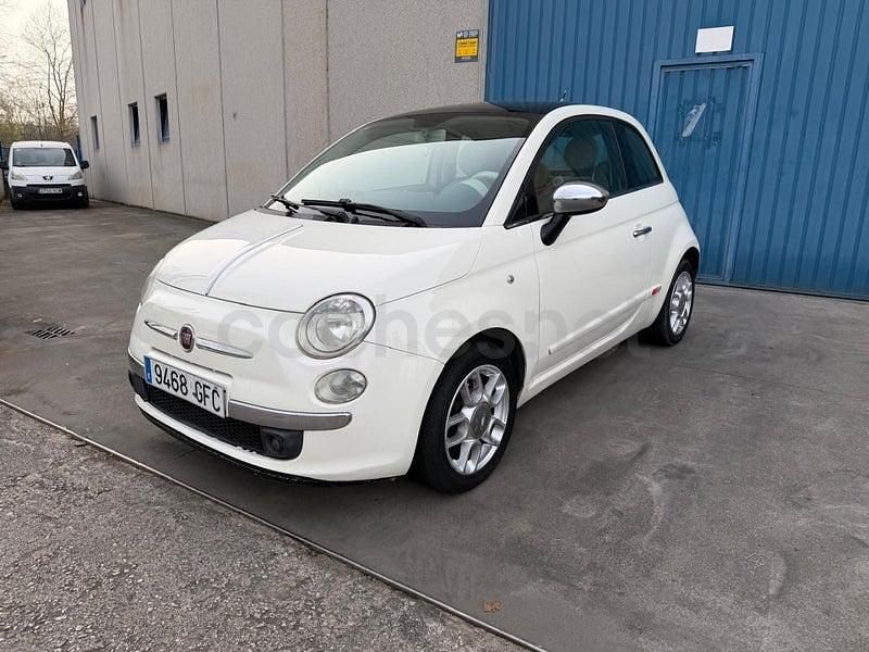 Usado Fiat 500 Lounge 69 CV (50 kW) 2008 Beige Berlina