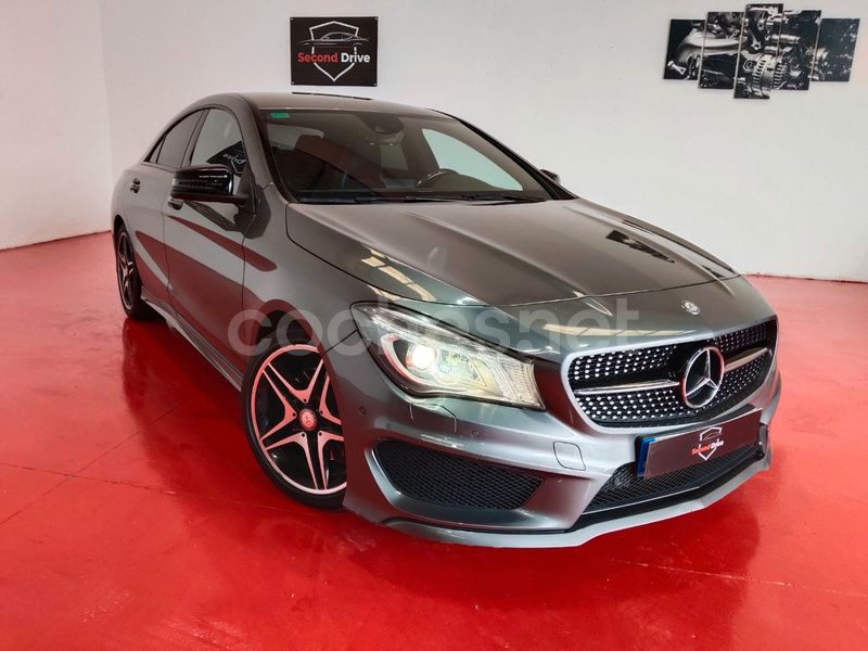 Gris / plata Usado 2013 Mercedes CLA220 AMG line Berlina | 16.990 € (Precio justo) - Imagen 1/4