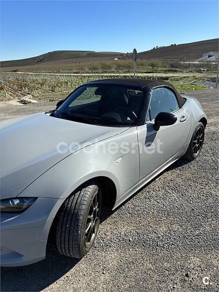 Usado Mazda MX5 Homura-Line 132 CV (97 kW) 2025 Gris / plata Descapotable