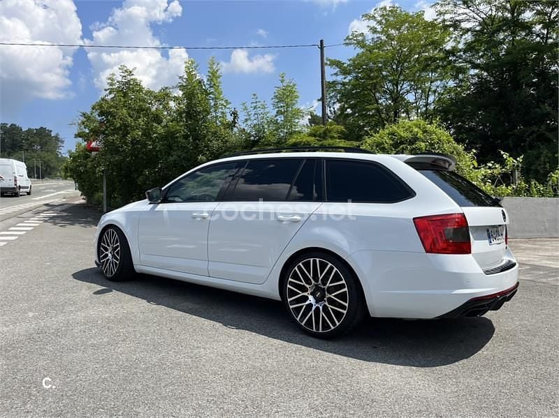 Brugt Skoda Octavia RS 220 HK (161 kW) 2017 Hvid Stationcar