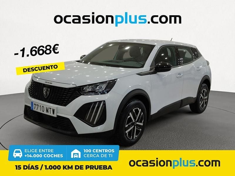 Blanco Usado 2024 Peugeot 2008 Active SUV | 18.350 € (Precio justo) - Imagen 1/4
