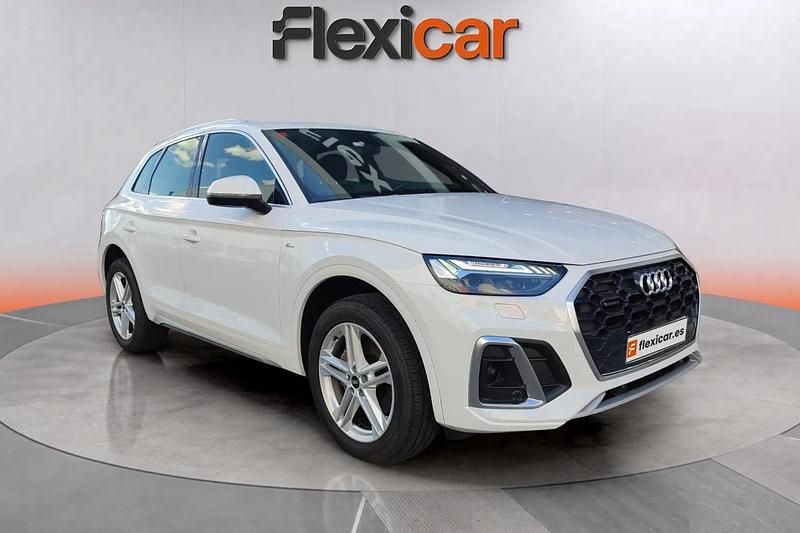 Blanco Usado 2021 Audi Q5 S-Line SUV | 31.590 € (Precio justo) - Imagen 1/4
